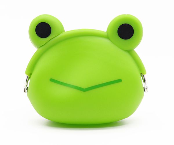 硅膠零錢袋，青蛙硅膠錢包，學(xué)生硅膠錢袋